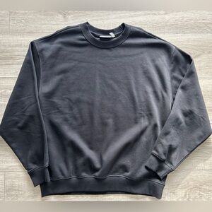 Weekday Black Crewneck Sweatshirt – Size S